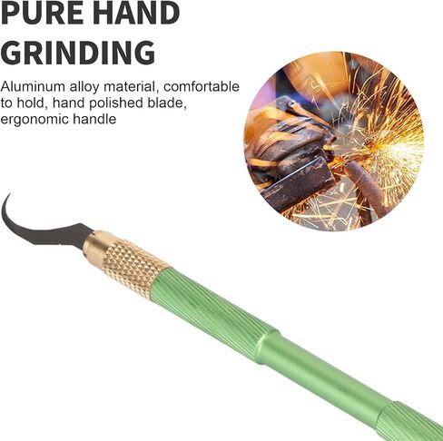 CPU Glue Remover Knife Professional 4 In 1 Hand Finish CPU IC Chip Glue Remover Tool Kit for IOS Smartphone Repair Made of Aluminum Alloy with Copper Head Includes 4 Blades in Saudi Arabia