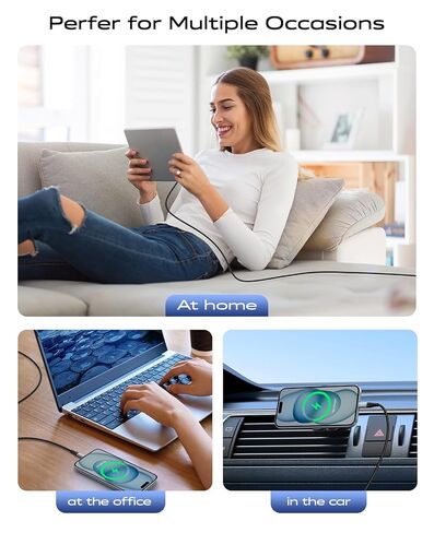 كابل USB C شحن سريع 3A [عبوة من قطعتين بطول 6 أقدام]، كابل USB A إلى USB C، سلك شاحن USB مضفر متين للغاية إلى USB C متوافق مع iPhone 17 16 15 Pro Max وSamsung Galaxy S10 وLG والمزيد - أسود in Kuwait