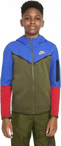 Nike Sportswear Tech Full Zip Fleece (Little Kids/Big Kids) in Kuwait
