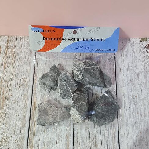 أحجار حوض السمك المزخرفة من KYELERFUN، أحجار غير كريمة للاستخدام في الحديقة أو الزينة - صيانة منخفضة ومتينة in Kuwait