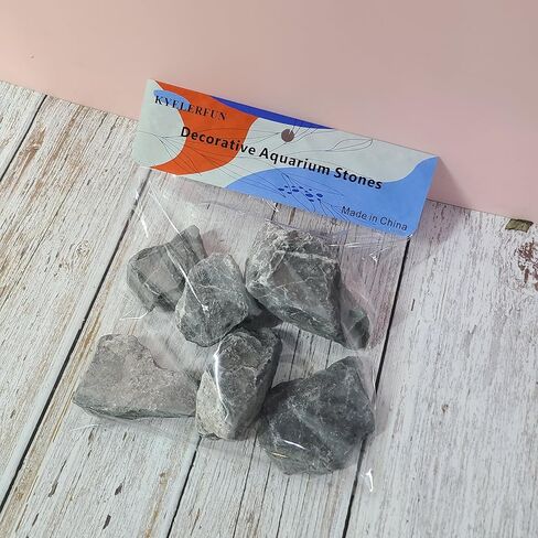 أحجار حوض السمك المزخرفة من KYELERFUN، أحجار غير كريمة للاستخدام في الحديقة أو الزينة - صيانة منخفضة ومتينة in Kuwait