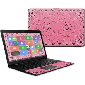 غلاف MightySkins متوافق مع كمبيوتر HP 17t المحمول مقاس 17.3 بوصة (2017) - باندانا وردي | غطاء ملتف من الفينيل واقٍ ومتين وفريد ​​من نوعه | سهل التطبيق والإزالة وتغيير الأنماط | صنع في الولايات المتحدة الأمريكية in Kuwait