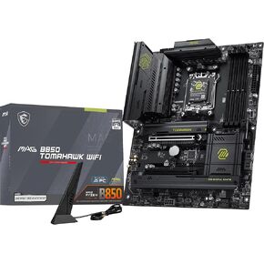 MSI MAG B850 Tomahawk WiFi Motherboard, ATX - Supports AMD Ryzen 9000/8000/7000 Processors, AM5-80A SPS VRM, DDR5 Memory Boost 8200+ MT/s (OC), PCIe 5.0 x16, M.2 Gen5, Wi-Fi 7, 5G LAN in Kuwait