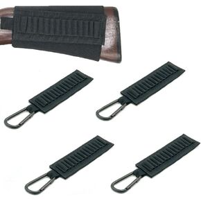 15 Rounds Tactical Buttstock Rifle Shotgun Shell Bullet Holder Stock Ammo Carrier for .22LR 10/22 .17 5.7x28 5.56mm in Saudi Arabia