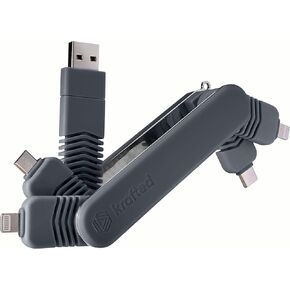 Connex Multi-Connector Charging & Data Hub – Compact All-in-One Adapter with PD Fast Charging - Jade in Saudi Arabia