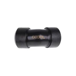 Alphacool Eiszapfen 16mm HardTube Compressor Fitting 45° L-Connector لأنابيب Plexi- النحاسية - مخرش - أسود عميق (17405) in Kuwait