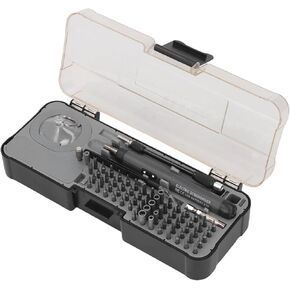 EVGATSAUTO Precision Electric, Cordless Mini Kit with 68 Bits, Adjustable Torque, 110rpm, for Electronics Repair, PC, Laptop, Smartphone, Drone in Kuwait