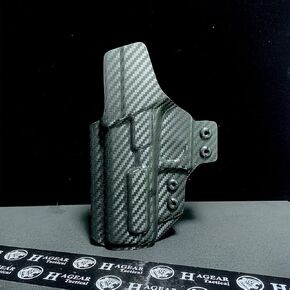 غلوك 17،19، و45 مسدسات IWB حافظة من ألياف الكربون قابلة للثني KYDEX شل حافظة حمل مخفية مع مخلب للحد الأدنى من الطباعة تصميم خفيف الوزن ومنخفض المستوى in Kuwait