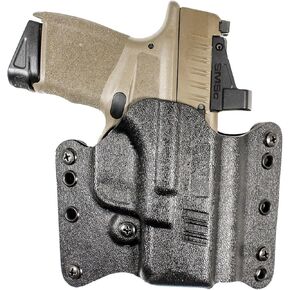 حافظة DeSantis Raptor 2.0 Owb - حافظة مدمجة خفيفة الوزن، متوافقة مع Springfield Armory Sa Hellcat وHellcat OSP - رسم باليد اليمنى، أسود in Kuwait