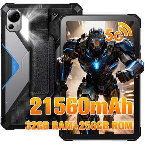 FOSSIBOT DT3 5G Rugged Android 15 Tablet, Dimensity 7300 5G Waterproof Tablets, 21560mAh 66W, 32GB+256GB/2TB Rugged Tablet, 10.4-inch 2K Screen, 64MP+32MP, Dual SIM/WiFi 6/NFC/IP68/IP69K in Saudi Arabia