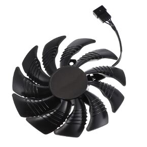 NOLITOY Graphics Card Fan Cooler Replacement 88mm Counterclockwise Plastic Video Cooling Fan for PC Gaming and Graphics Card Maintenance in Kuwait