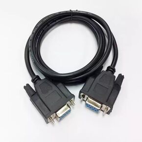 RS232 لأدوات آلة التصنيع باستخدام الحاسب الآلي نظام كابل الاتصالات لنقل البيانات باستخدام الحاسب الآلي 9 ثقوب (أنثى) 1.5 متر in Kuwait