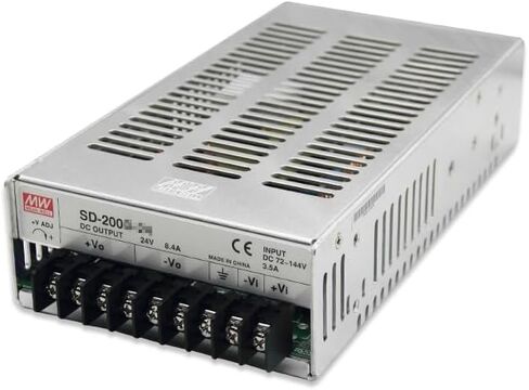 Mean Well SD 200W 16.7A Power Supply Converter DC/DC Single Output SD-200C-12 Power Supply Driver Transformer for Railway Industrial Communications or Data Systems etc in Saudi Arabia
