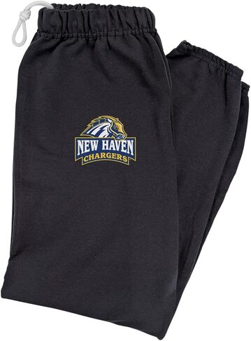 LOGOVISION Mens Jogger Sweatpants Collegiate Primary Logo Black Collection in Saudi Arabia