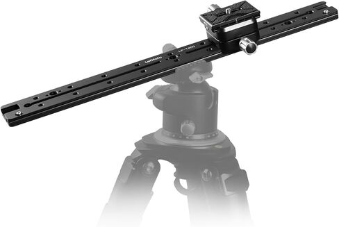 Leftfoto 400mm Double Dovetail Slide Rail +Double Slide Rail Clamp +Arca Swiss Plate Set in Saudi Arabia