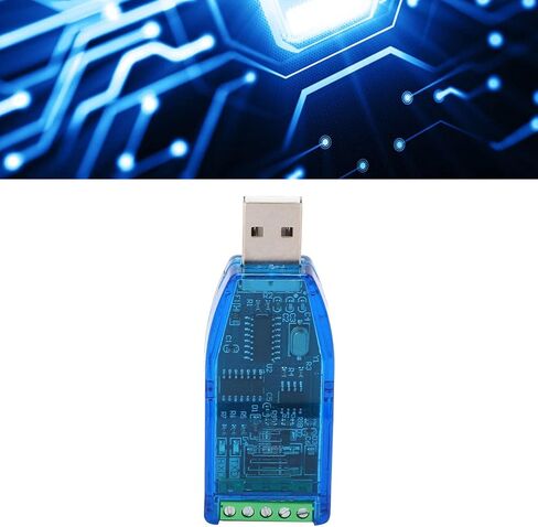 Bidirectional Half Duplex Serial Adapter USB to RS485 Serial Port Converter Adapter Cable ABS Blue Auto Direction Switch TXD RXD Indicator Pure Hardware (USB to RS485) in Saudi Arabia