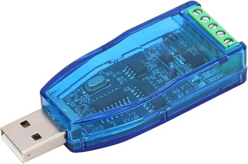 Bidirectional Half Duplex Serial Adapter USB to RS485 Serial Port Converter Adapter Cable ABS Blue Auto Direction Switch TXD RXD Indicator Pure Hardware (USB to RS485) in Saudi Arabia