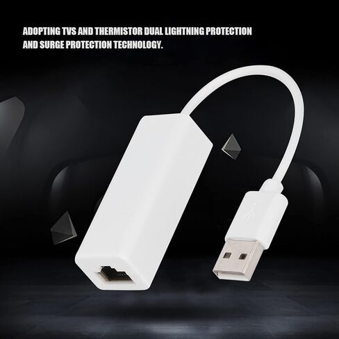 plplaaoo Industrial Grade USB to RS485 RS422 Converter Adapter with RJ45 Interface Protection USB to 485 Adapter for Industrial Automation Networking Black White 4.33 x 2.76 x 0.39 inches in Saudi Arabia