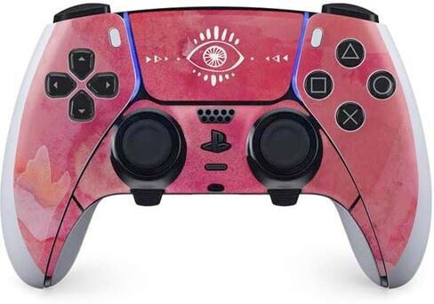 Skinit Decal Gaming Skin Compatible with PS5 DualSense Edge Pro Controller - Moon and Stars Design in Saudi Arabia