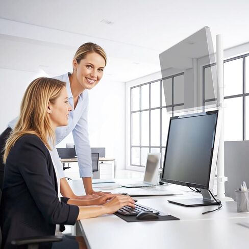 PUTORSEN Universal VESA Pole Mount for 17"- 32" Screens,Fits 1.38-Inch Diameter Pole and Steel Extra Tall 32 Inch 2-Section Monitor Stand Pole - with Mounting Base in Kuwait