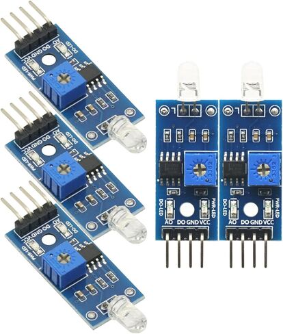 5PCS 3.3V-5V Photodiode Module LM393 Light Sensor Switch Module for Arduino Raspberry Pi Photosensitive Diode Detection Switch in Saudi Arabia