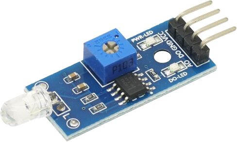 5PCS 3.3V-5V Photodiode Module LM393 Light Sensor Switch Module for Arduino Raspberry Pi Photosensitive Diode Detection Switch in Saudi Arabia