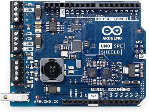 Arduino UNO SPE Shield [ASX00073] - أضف زوجًا واحدًا من إيثرنت (10BASE-T1S) مع PoDL + RS485 إلى UNO R4، وإنترنت الأشياء الصناعي، والتكامل القديم، والمصنع الذكي وأتمتة المباني in Kuwait