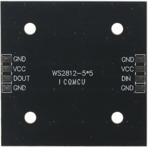 5Pcs WS2812B 5X5 5050 RGB LED Full Color Driver 25 Bit Color Lamp Development Board,LED Matrix Integrated Drive Drivers Board LED Module for Arduino Project in Saudi Arabia