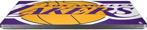 Skinit Laptop Decal Skin Compatible with Universal Laptop 14in (11.4 x 8.2in) - Officially Licensed NBA Los Angeles Lakers Large Logo Design in Saudi Arabia