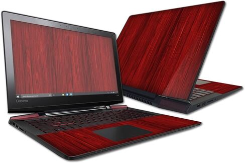 غلاف MightySkins متوافق مع Lenovo Y700 مقاس 15.6 بوصة، غطاء لاصق لاصق بلون الكرز in Kuwait