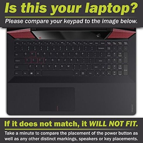 غلاف MightySkins متوافق مع Lenovo Y700 مقاس 15.6 بوصة، غطاء لاصق لاصق بلون الكرز in Kuwait