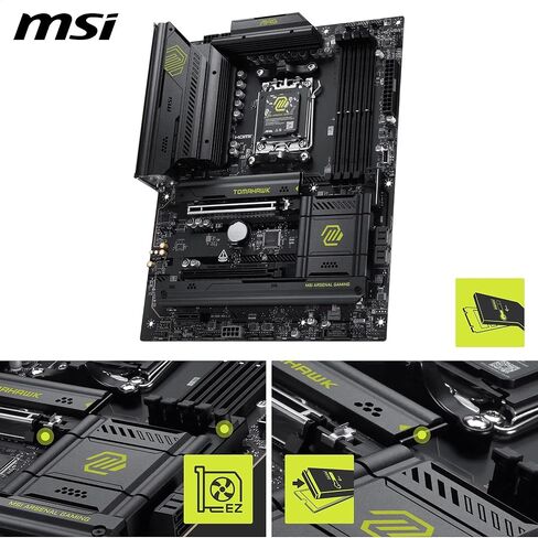 اللوحة الأم MSI MAG B850 Tomahawk WiFi، ATX - تدعم معالجات AMD Ryzen 9000/8000/7000، AM5-80A SPS VRM، DDR5 Memory Boost 8200+ MT/s (OC)، PCIe 5.0 x16، M.2 Gen5، Wi-Fi 7، 5G LAN in Kuwait
