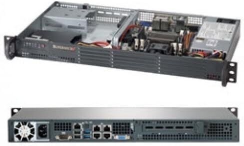 سوبرمايكرو 1U RM BB أسود C2750 1600MHZ 4X SATA 200W A1SAI-2750F 504-203B / SYS-5018A-TN4 / in Kuwait