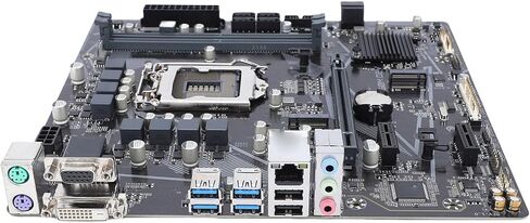 Micro ATX Motherboard, omputer Motherboard Supports LGA 1200, Dual DDR4, with 4 USB 3.2 Gen 1, 2 USB 2.0, RJ45, 6+2 Stages in Kuwait