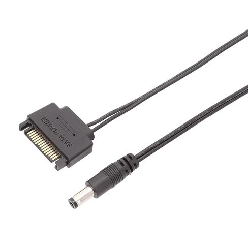 2pc SATAs Male to DC5.5x2.1/5.5x2.5mm Adapter Power Supply Cable for 12V Device in Saudi Arabia