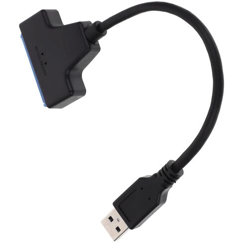 TEHAUX 5-inch Serial Ata Hard Drive Cable External SSD Adapter Data Transfer Converter Compatible with HDD for PC Laptop Storage Expansion in Saudi Arabia