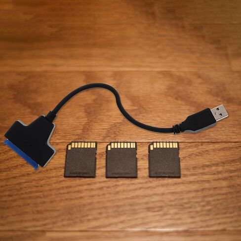 TEHAUX 5-inch Serial Ata Hard Drive Cable External SSD Adapter Data Transfer Converter Compatible with HDD for PC Laptop Storage Expansion in Saudi Arabia