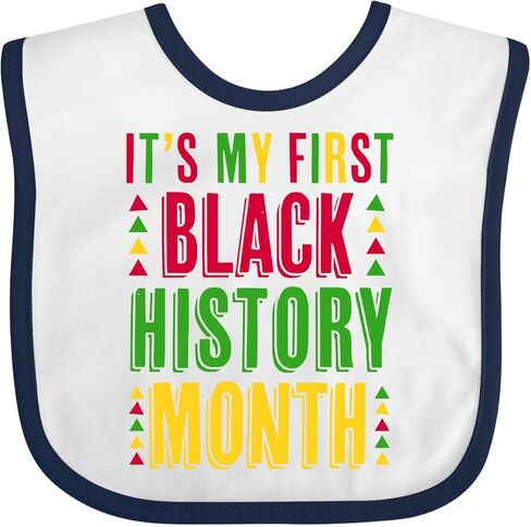 مريلة الأطفال من إنكتاستيك ماي فيرست بلاك هيستوري شهر in Kuwait