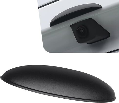 Car Rear View Camera Anti-Rain Cover, ABS Reversing Camera Protection Modification Accessory, Non-Destructive Installation Protective Cover, Universal for Most Cars (Black) in Saudi Arabia