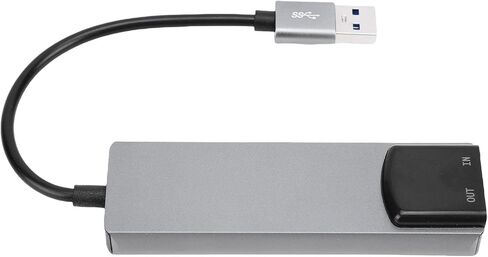 7.1 USB Surround Sound Card, External Sound Card for PC Laptop with SPDIF Digital High Resolution Audio, for Gaming Movies Music in Saudi Arabia