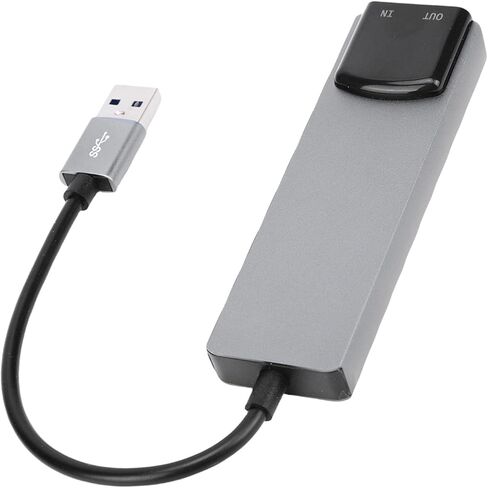 7.1 USB Surround Sound Card, External Sound Card for PC Laptop with SPDIF Digital High Resolution Audio, for Gaming Movies Music in Saudi Arabia