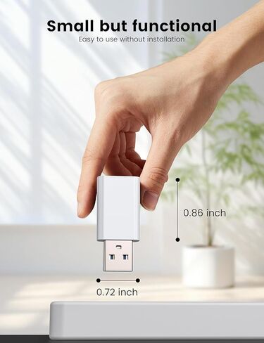 USB to USB C Adapter 3Pack, USB-C Female to USB Male Charger Converter for Phone 16 15 14 13 Plus Pro Max,Galaxy S25 24, Light Blue in Saudi Arabia