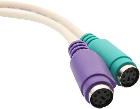 Split an USB Port into PS/2 Keyboard and PS/2 Mouse Ports Adapter in Saudi Arabia