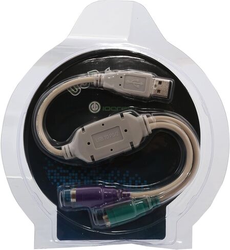 Split an USB Port into PS/2 Keyboard and PS/2 Mouse Ports Adapter in Saudi Arabia