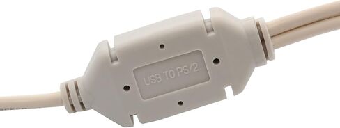 Split an USB Port into PS/2 Keyboard and PS/2 Mouse Ports Adapter in Saudi Arabia