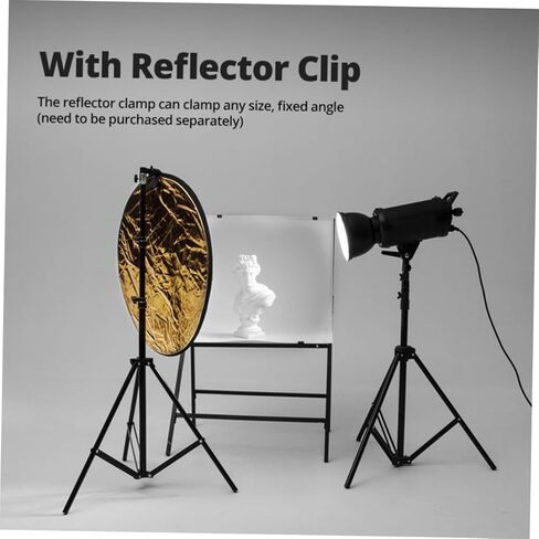 60cm 2-in-1 Foldable Round Reflector Disc Silver Gold Photography Light Reflector Portable for Photo and Video Lighting Accessories in Saudi Arabia
