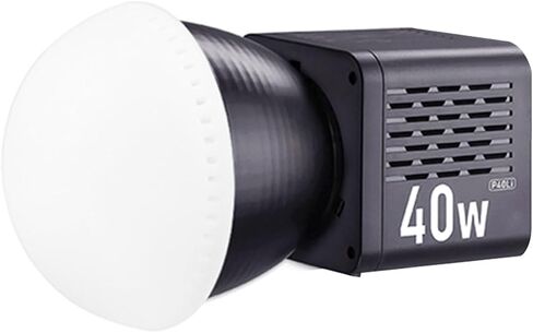 Yoidesu VLOGLITE P40C 40W LED Video Light, Portable COB Photography Light with Adjustable Color Temperature 2500K-6500K, High CRI 95+ for Video and Studio in Saudi Arabia