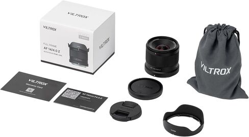 VILTROX AF 14 مم F4.0 Z-Mount لنيكون، APS-C عدسة رئيسية ذات زاوية واسعة للغاية للتركيز التلقائي لكاميرات Nikon Z-Mount ZFC Z30 Z50 Z5 Z5II Z6 Z6II Z7 Z7II Z8 Z9 in Kuwait