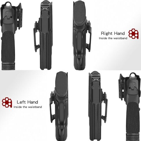 حافظة Amberide CSX IWB، حافظة Kydex-Boltaron داخل حزام الخصر لـ Smith & Wesson CSX E-Series 3.1 بوصة، احتفاظ آمن، 0–30 درجة قابلة للتعديل in Kuwait