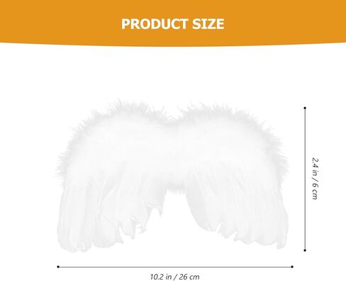 Zerodeko Cute Baby Cupid Wing Headband Angel Wings Baby Photo Prop Set Fashionable and Adorable Accessory in Saudi Arabia